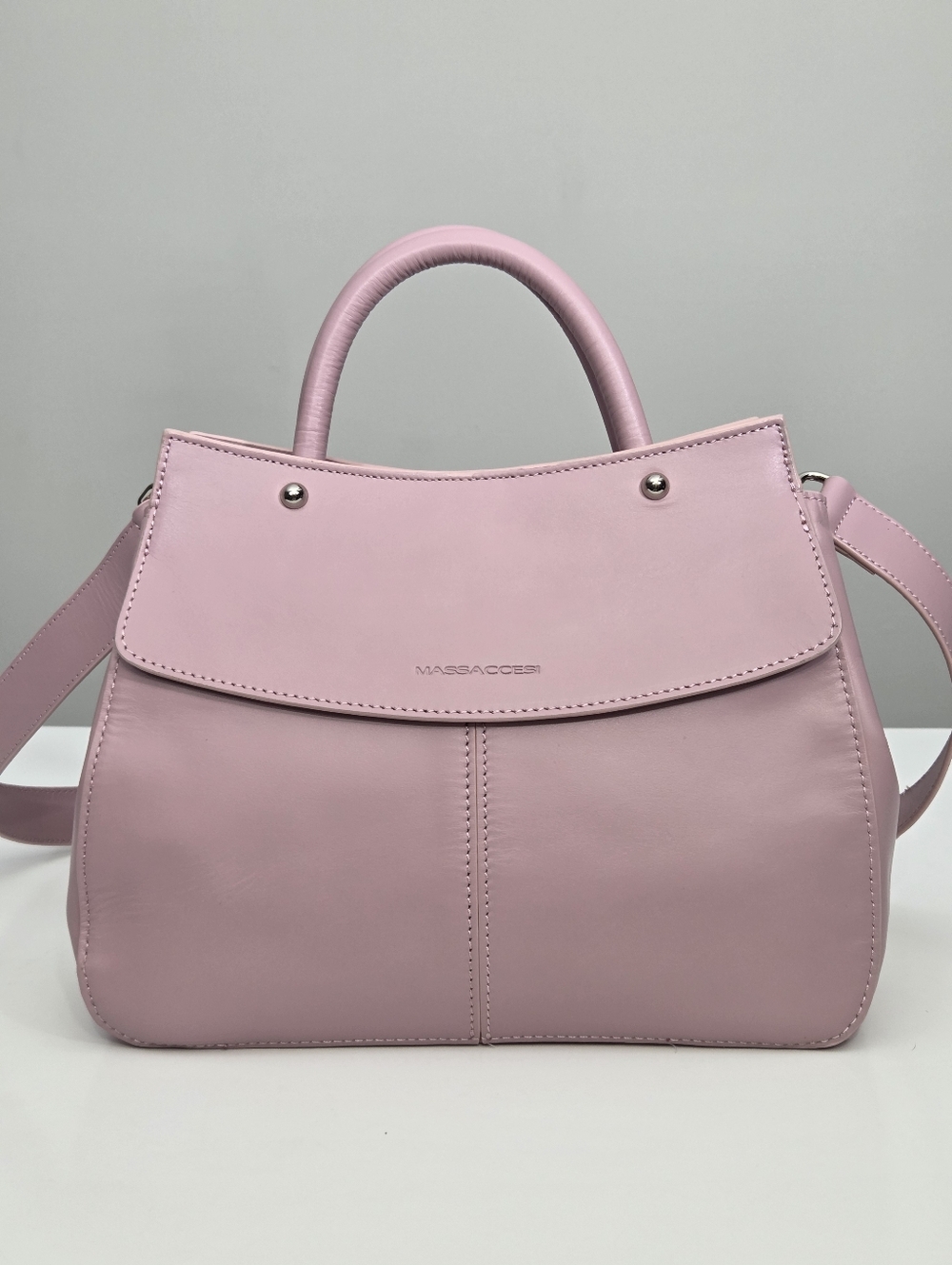 MARCO MASSACCESI LITTLE CHARLOTTE SATCHEL BAG - PINK